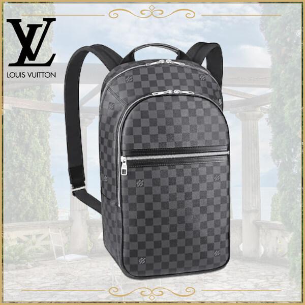 大人気*ダミエ*Louis Vuitton ルイヴィトン リュック メンズ コピー*ミカエル*バックパック N58024